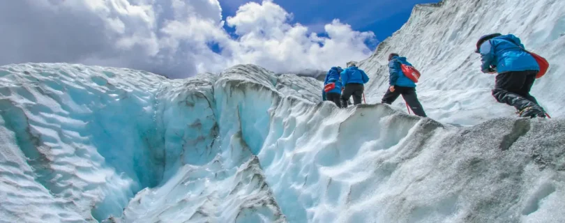 הליכה על קרחון פרנץ ג'וזף